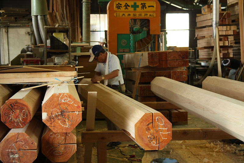 吉野の銘木・製材